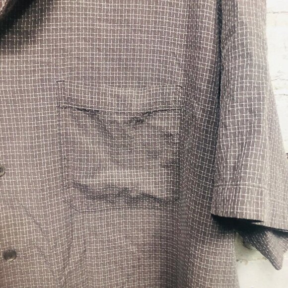 Joseph abound men’s plaid button down short sleeve 3X - Picture 2 of 12